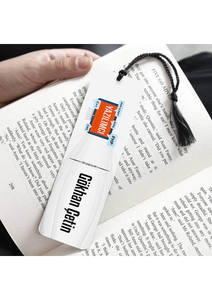 Isme Özel Yazılımcı Kitap Ayracı