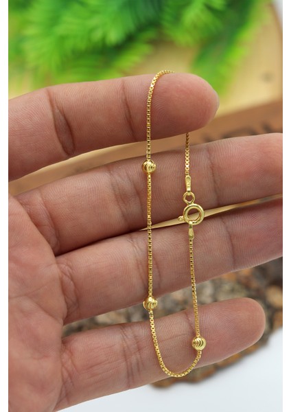 Toplu Dorika Model Gold Kaplama 925 Ayar Gümüş Bileklik 201022973 modelleri