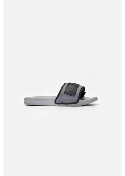 5508 Unisex Bantlı Gri Terlik