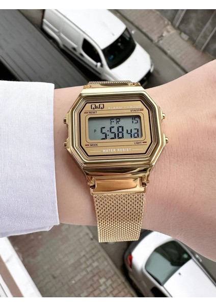 vintage Dijital Kadın Hasır Kordon Kol Saati fiyatları