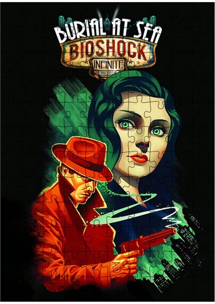 Ahşap Mdf Puzzle Yapboz Bioshock 120 Parça 25*35 cm