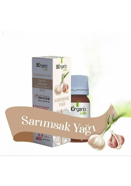 Bıorganix Life Sarımsak Yağı 20 ml