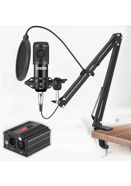 BM800YP Youtuber Mikrofon Phantom Stand Filtre 7.1 Seti