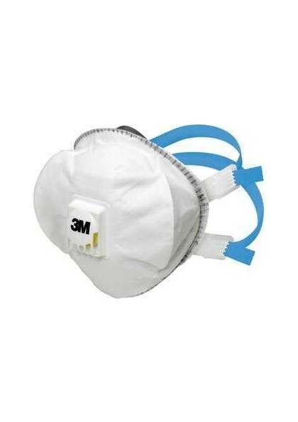 8825+ Ventilli Toz, Sis, Duman Maskesi Ffp2 (5 Adet/kutu)