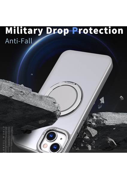 iPhone 15 Plus Manyetik Yüzüğü Pc + Tpu Telefon Kılıfı (Yurt Dışından) modelleri