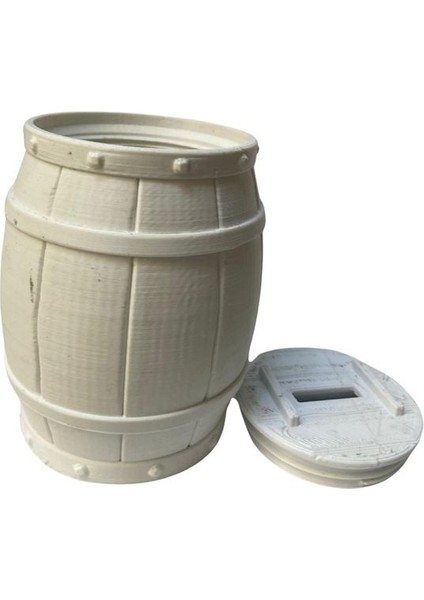 Beyaz Para Fıçısı - Şık ve Modern Hediyelik Kumbara fırsatları