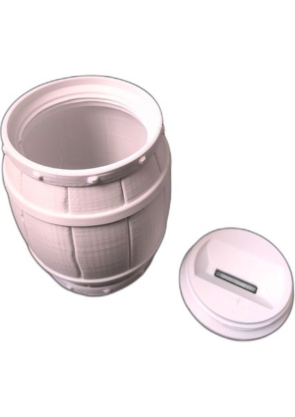 Beyaz Para Fıçısı - Şık ve Modern Hediyelik Kumbara indirimleri