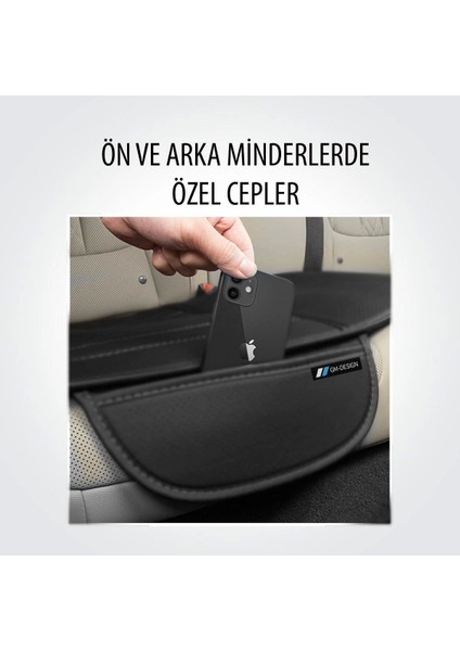 Lüks Deri Unıversal Renk Siyah Oto Koltuk Minderi modelleri
