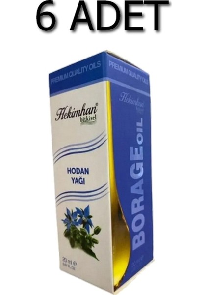 Hodan Yağı 20 ml 6 Adet