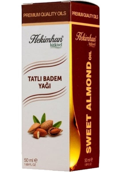 Tatlı Badem Yağı 50 ml 6 Adet