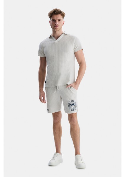 Russel Bej Polo Yaka Baskılı Erkek Tshirt fiyatları