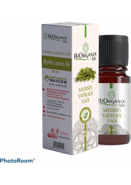Mersin Yaprağı Yağı 20 ml Myrtle Leaves Oil