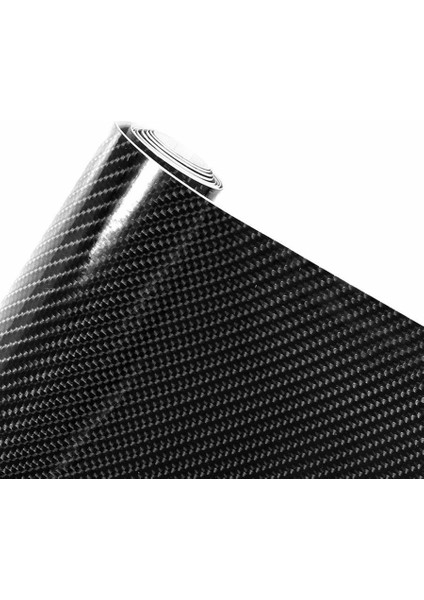 6d Karbon Folyo Parlak Siyah Yeni Model 50 cm x 40 cm