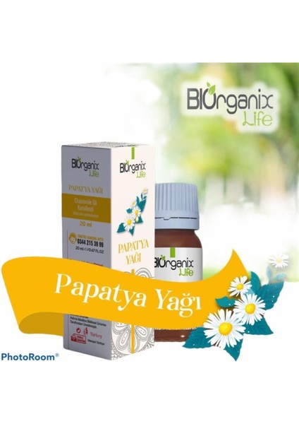 Biorganix Life Papatya Yağı 20 ml Chamomile Oil