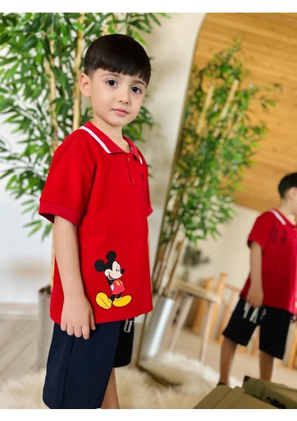 Lolipop Kids Store Erkek Çocuk Polo Yaka Tişört Şort Takım