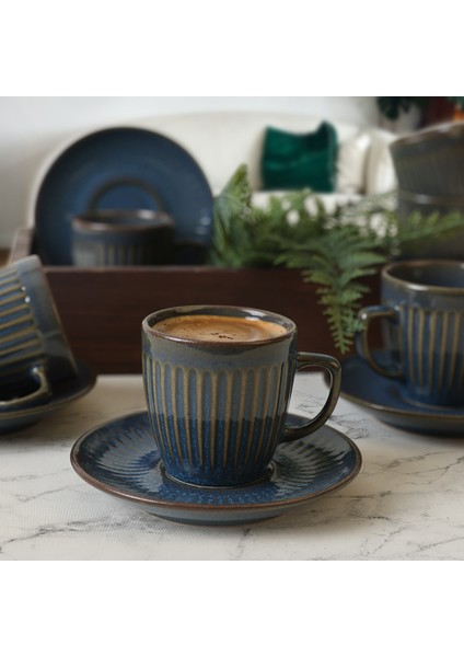 Shabby Kahve Takımı 12 Parça 6 Kişilik Q15