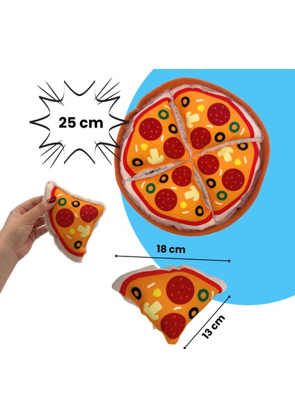 Market Köpek Oyuncak Seti 2 Adet Sesli Peluş Oyuncak Pizza ve Kutu Içecek Köpek Oyuncakları fırsatları