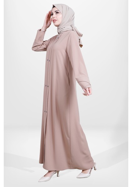 3964 Tesettür Vizon Kuşgözü Ferace fiyatları