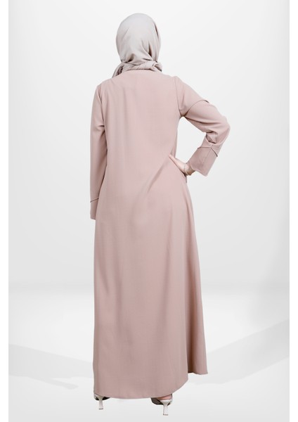 3964 Tesettür Vizon Kuşgözü Ferace fırsatları