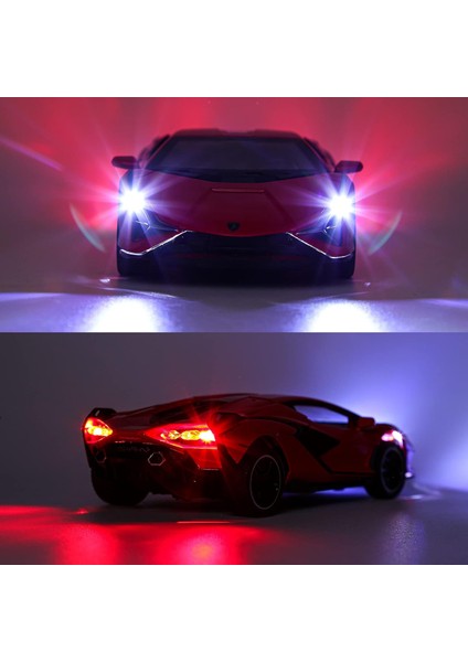 Oyuncak Arabalar Lambo Sian Fkp3 Işıklı ve Sesli Metal Model Araba Geri Çekmeli Oyuncak Araba 3+ Yaş Erkek Çocuklar Için (Mavi) (Yurt Dışından)