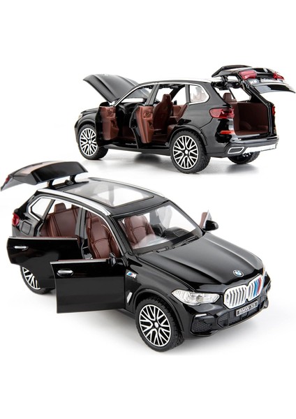 1:32 Bmw X5 Suv Model Araba Oyuncak Için Uyumlu, Çinko Alaşım Geri Çekin Oyuncak Araba Çocuklar Için Ses ve Işık ile Erkek Kız Hediye (Siyah) (Yurt Dışından) fırsatları