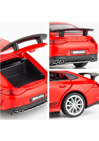 1/32 Benz Amg GT63 Model Araba Çinko Alaşımlı Döküm Koleksiyon Oyuncak Araba Işık ve Ses ile Geri Çekin Oyuncak Araç 3+ Yaş Çocuklar Için (Kırmızı) (Yurt Dışından) fırsatları