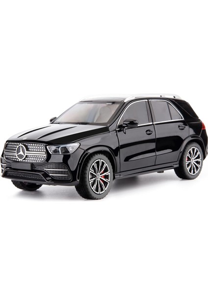 Uyumlu 1/24 Alaşım Döküm Benz Gle 350 Oyuncak Araba Ses ve Işık ile Geri Çekin Koleksiyon Model Araba Çocuklar Için Hediye (Siyah)1 (Yurt Dışından)