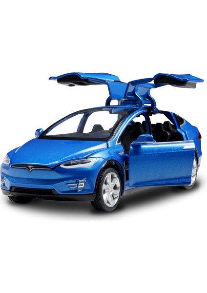 Oyuncak Arabalar Metal Model x 1:32 Geri Çekin Araçlar Pres Döküm Araba Oyuncakları Erkek ve Kız Çocuklar Için 3 Ila 12 Yaş Mavi1 (Yurt Dışından)