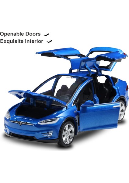 Oyuncak Arabalar Metal Model x 1:32 Geri Çekin Araçlar Pres Döküm Araba Oyuncakları Erkek ve Kız Çocuklar Için 3 Ila 12 Yaş Mavi1 (Yurt Dışından) fiyatları