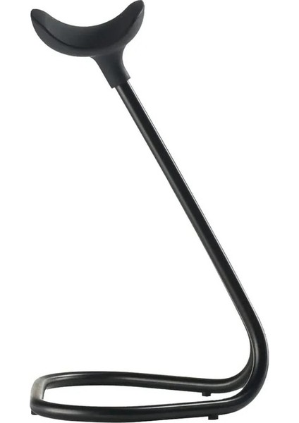 Kulaklık Standı - Masa Için Modern Kulaklık Tutucu ve Ekran, Dayanıklı Paslanmaz Çelik ve Silikon, Kaymaz Taban, Şık Kavisli Tasarım - Siyah fiyatları