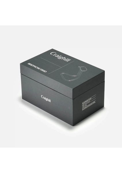 Kulaklık Standı - Masa Için Modern Kulaklık Tutucu ve Ekran, Dayanıklı Paslanmaz Çelik ve Silikon, Kaymaz Taban, Şık Kavisli Tasarım - Siyah modelleri