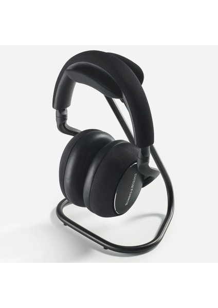 Kulaklık Standı - Masa Için Modern Kulaklık Tutucu ve Ekran, Dayanıklı Paslanmaz Çelik ve Silikon, Kaymaz Taban, Şık Kavisli Tasarım - Siyah fırsatları