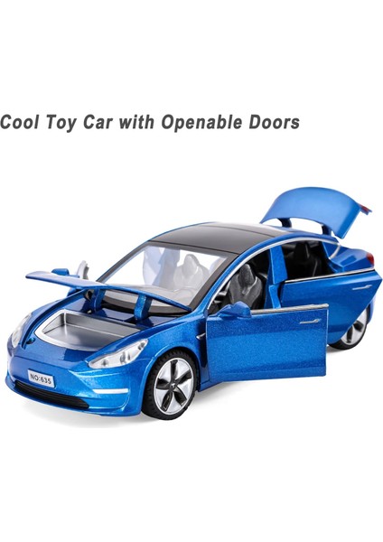 Oyuncak Araba Modeli 3 Döküm Metal Model Arabalar Erkekler ve Kızlar Için Arabayı Geri Çekin Yaş 3-12 Yaş (Mavi)1 (Yurt Dışından) fırsatları