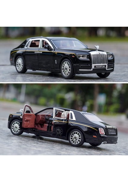 Alaşım Koleksiyonluk Rolls-Royce Phantom Model Oyuncak Araba, 1/32 Ölçekli Pres Döküm Araç Modeli Geri Çekin Araçlar Sesli ve Işıklı Phantom Oyuncak, Araba Logosu Katlanabilir1 (Yurt Dışından) fırsatları