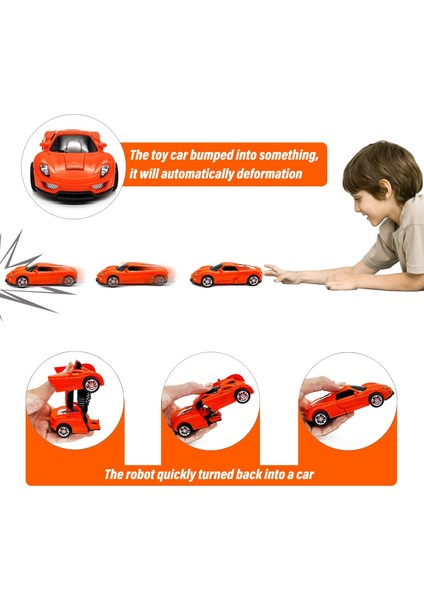 Dönüşen Oyuncak Araba - Robot Araba Oyuncak 2'si 1 Arada Deformasyon Arabası - Sürtünmeyle Çalışan Araba Kamyon Oyuncakları1 (Yurt Dışından) fırsatları