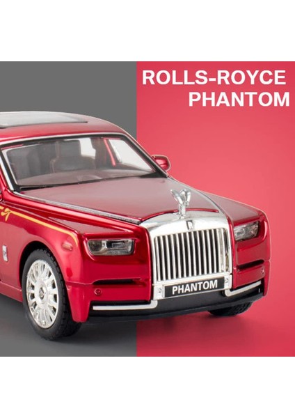 Alaşım Koleksiyonluk Rolls-Royce Phantom Model Oyuncak Araba, 1/32 Ölçekli Pres Döküm Araç Modeli Geri Çekin Araçlar Sesli ve Işıklı Phantom Oyuncak, Araba Logosu Katlanabilir1 (Yurt Dışından) fiyatları