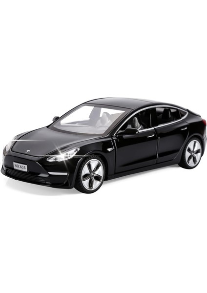 Oyuncak Araba Modeli 3 Döküm Metal Model Arabalar Erkekler ve Kızlar Için Arabayı Geri Çekin Yaş 3-12 Yaş (Siyah)1 (Yurt Dışından)