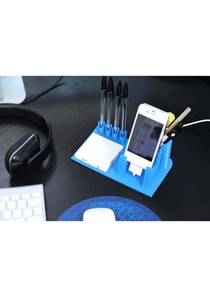 Telefon Standlı Masaüstü Organizer 20 x 10 cm Masaüstü Düzenleyici