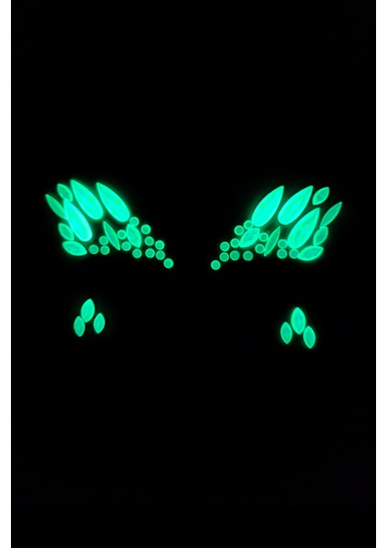 Madison Karanlıkta Parlayan Yapışkanlı Yüz Makyaj Taşı Festival Face Gems fırsatları