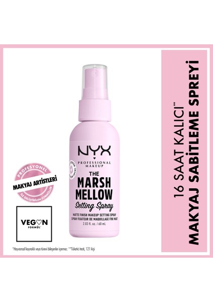 Nyx Professional Makeup Marshmellow Setting Spray - Makyaj Sabitleme Spreyi