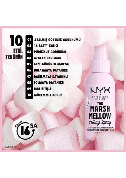 Nyx Professional Makeup Marshmellow Setting Spray - Makyaj Sabitleme Spreyi