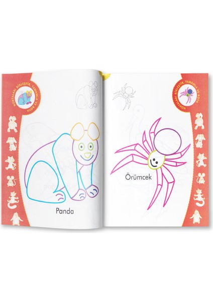 Okul Öncesi Boyamalı Alıştırma Set 1 - 5 Kitap fiyatları