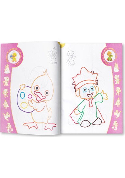 Okul Öncesi Boyamalı Alıştırma Set 1 - 5 Kitap fırsatları
