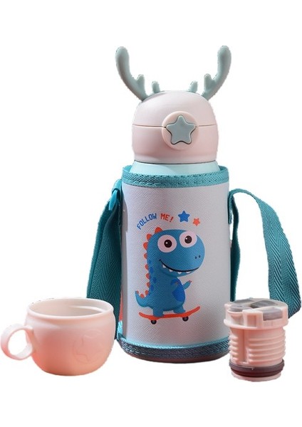 Ruicheng 500 Ml. Paslanmaz Çelik Taşınabilir Yalıtımlı Çocuk Suluklar Mataralar (Yurt Dışından)