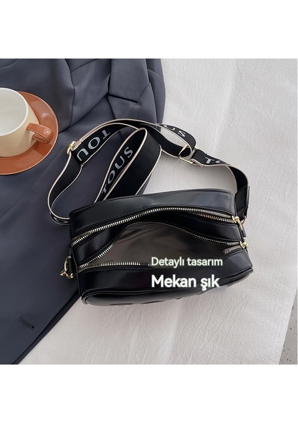 Avrupa ve Amerikan Omuz Çantası, Modaya Uygun Düz Renk Küçük Çanta, Yeni Retro Gündelik Mektup Küçük Kare Çanta, Dokulu Çapraz Çanta (Yurt Dışından) fiyatları