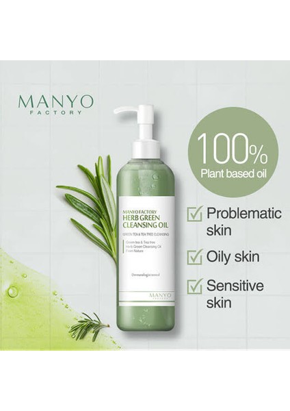 Manyo Herb Green Cleansing Oil, 200 ml