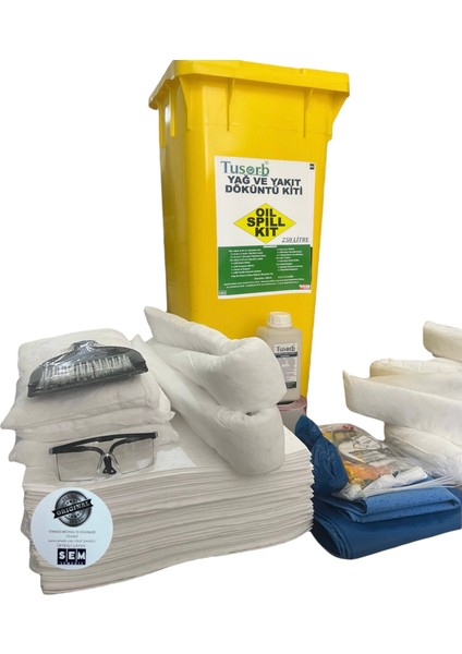 - Semedis Yağ Döküntü Kiti 250 Litre