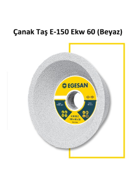 Çanak Taş E-150 Ekw 60 (Beyaz) Ekw 60 K 6 V 8697442724964