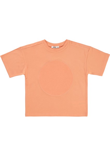 Çocuk Tişört 3-9 Yaş Şeftali