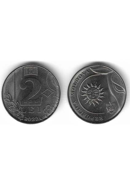 Moldova 2018 Yılı Madeni Para 2 Lei